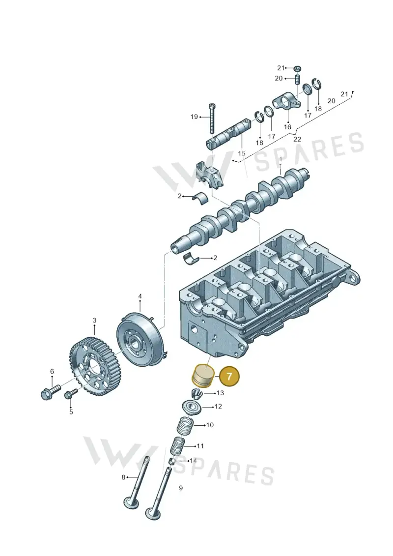 038109309C — SEAT Altea XL Reference (2010-2013) diagram 195109320, position 7