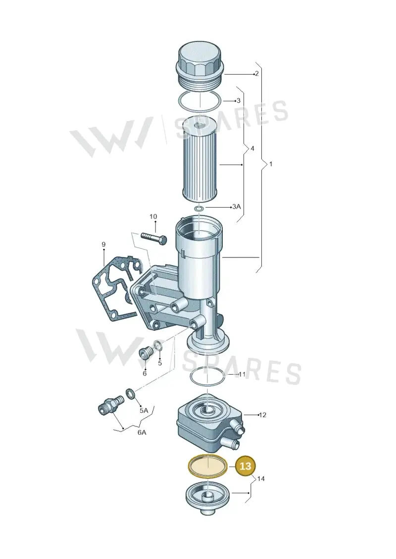 038117070 — SEAT Altea XL Reference (2010-2013) diagram 194115600, position 13