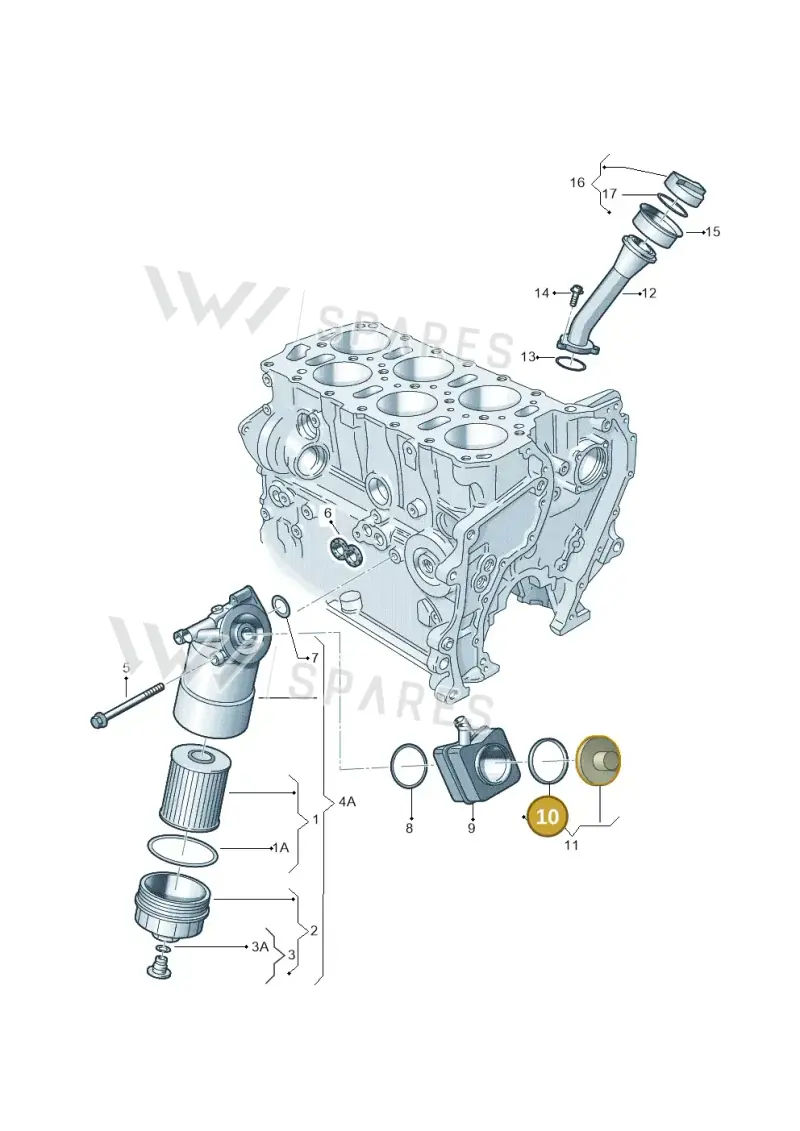 038117070 — SEAT Alhambra (2006-2010) diagram 230115700, position 10