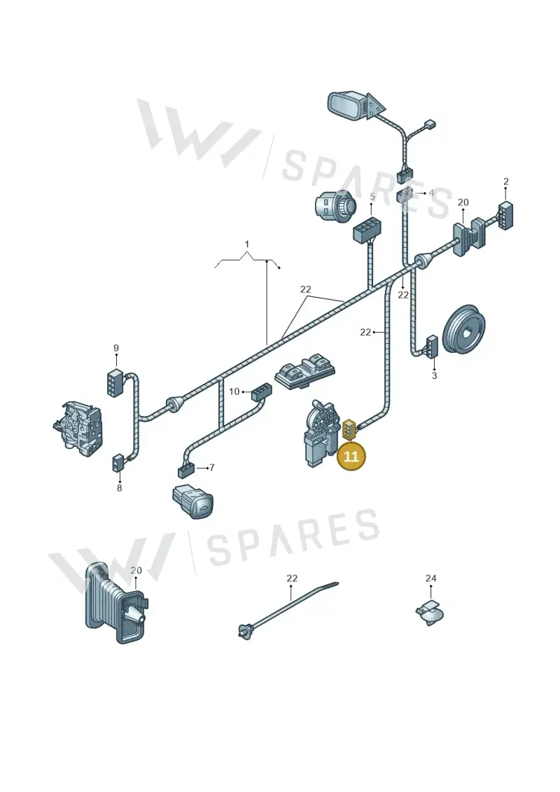 038972702 — SEAT Mii reference (2011-2019) diagram 723972330, position 11