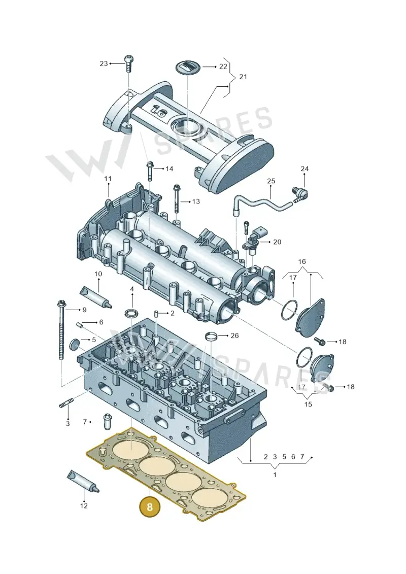 03C103383D — SEAT Ibiza Reference (2012-2012) diagram 639103400, position 8