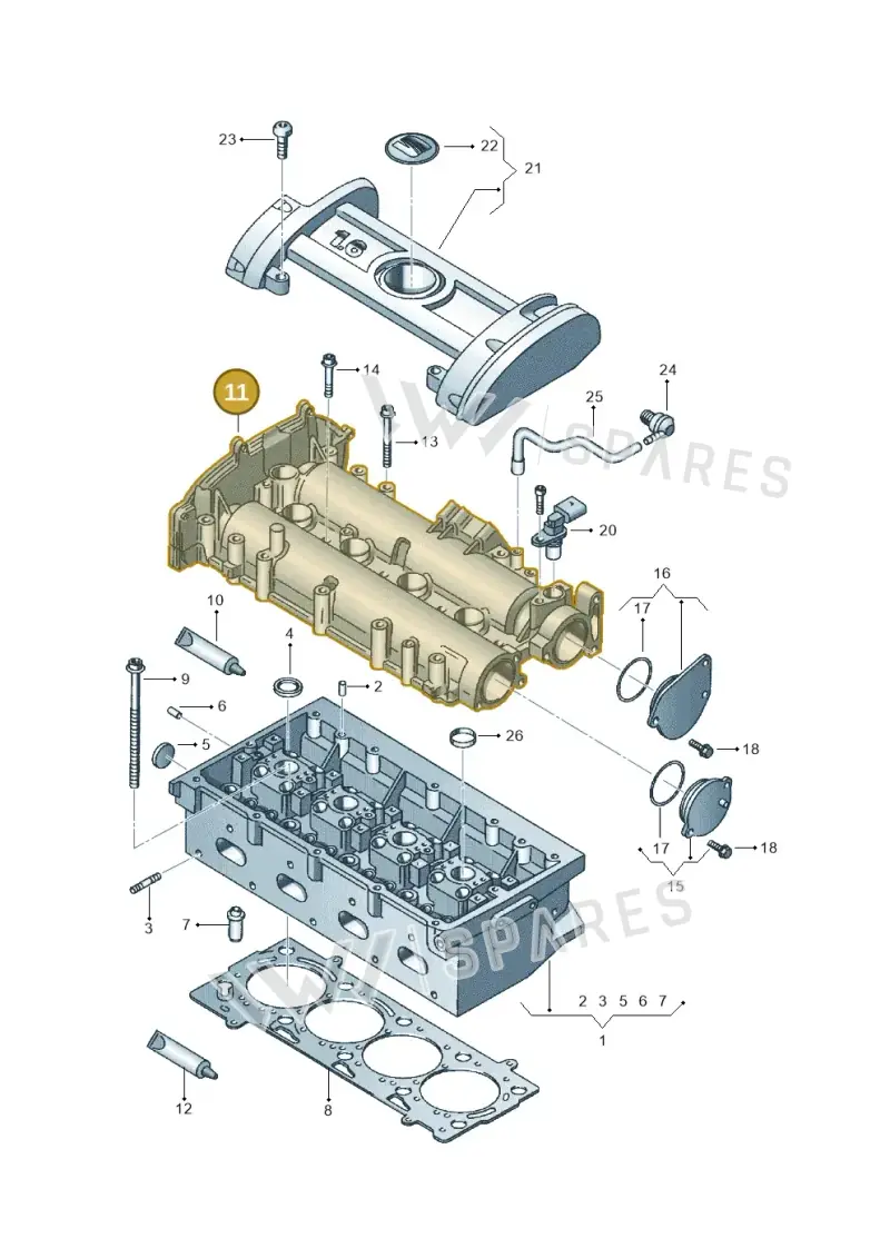 03C103475CD — SEAT Ibiza Reference (2012-2012) diagram 639103400, position 11