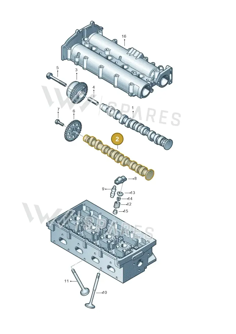 03C109101DD — SEAT Altea XL Reference (2013-2013) diagram 409109150, position 2
