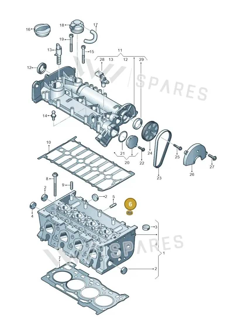 03C115175 — SEAT Tarraco FR (2018-2024) diagram 746103410, position 6