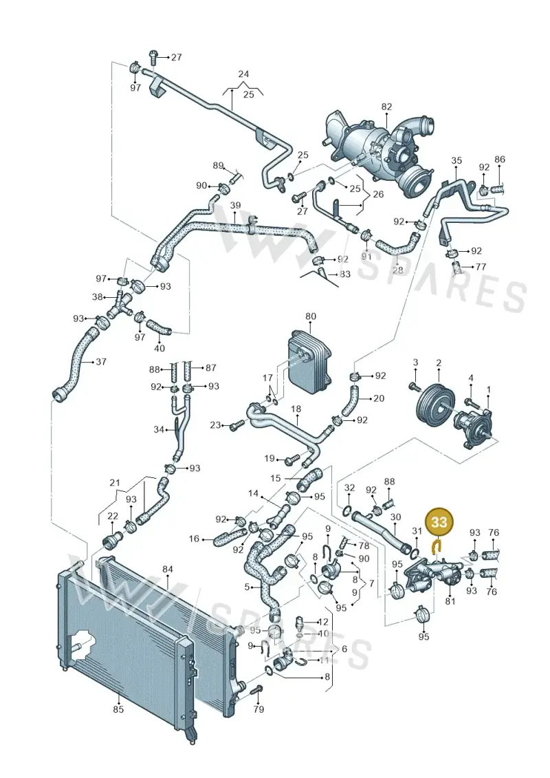 03C121142 — SEAT Altea XL Reference (2013-2013) diagram 625121130, position 33