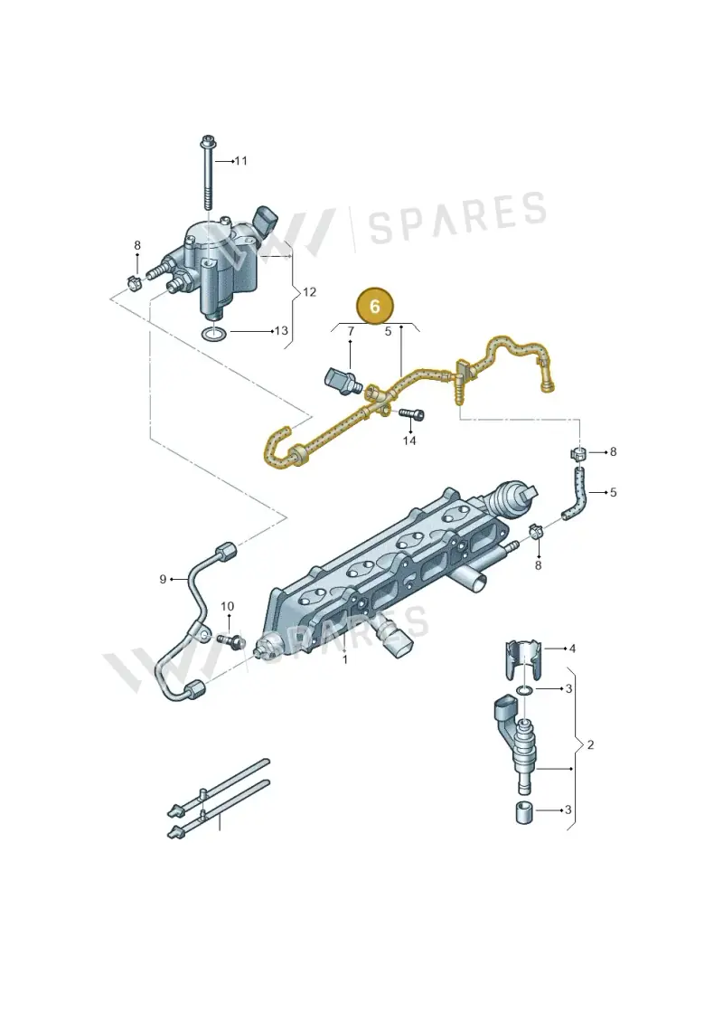 03C133723AG — SEAT ALTEA                  07> (2006-) diagram 420133530, position 6