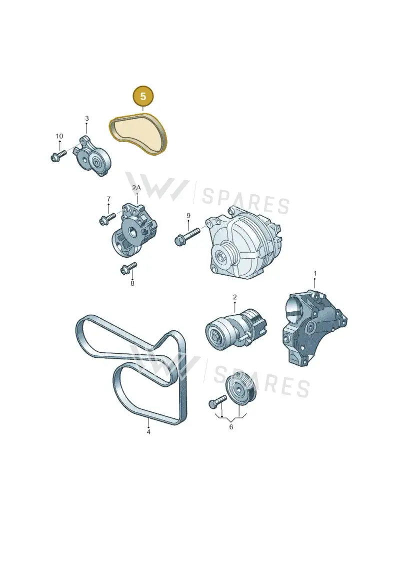 03C145933A — SEAT Ibiza Reference (2012-2012) diagram 474903350, position 5