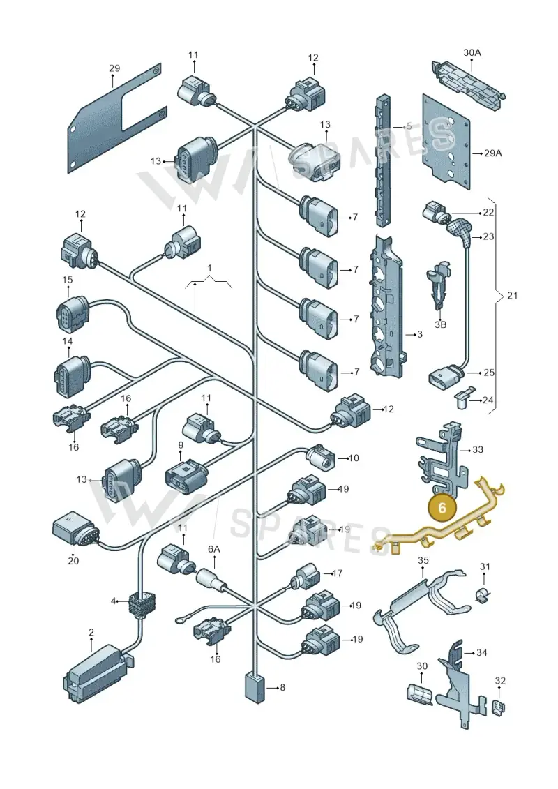 03C971824G — SEAT Altea XL Reference (2013-2013) diagram 474971150, position 6