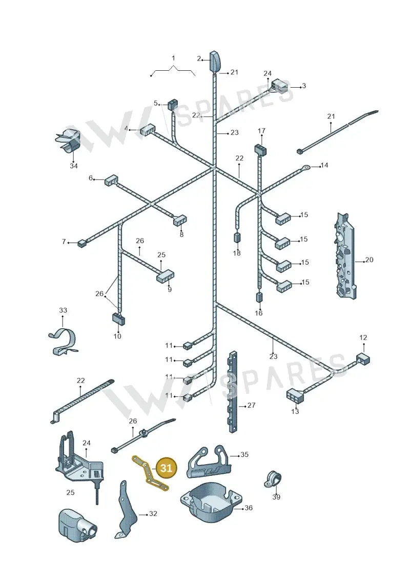 03C971845A — SEAT Toledo Reference (2012-2015) diagram 481971100, position 31