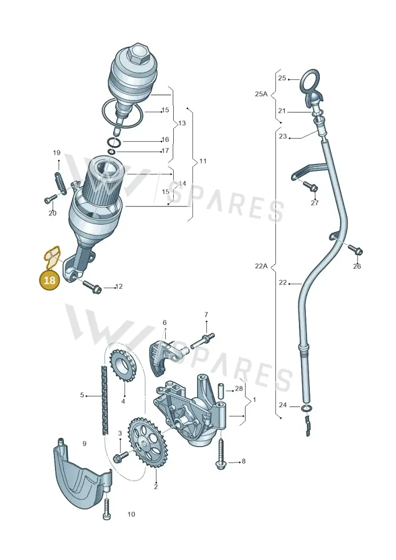 03D115359A — SEAT Ibiza Reference (2012-2012) diagram 253115030, position 18