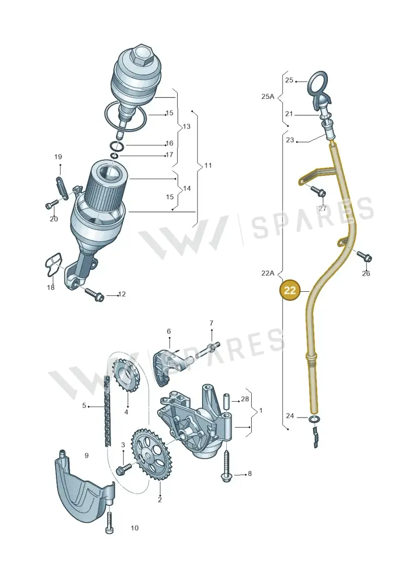 03D115610F — SEAT IBIZA                  06> (2005-) diagram 253115030, position 22
