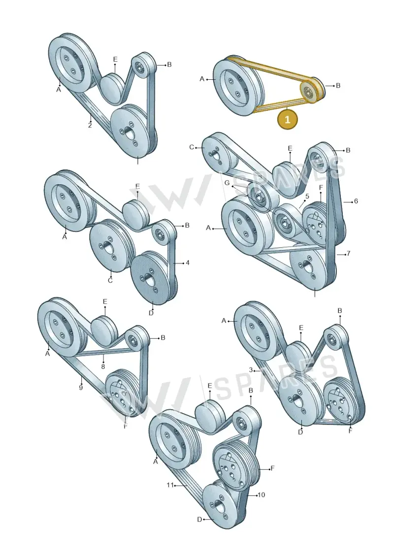 03D145933AG — SEAT Toledo Reference (2012-2015) diagram 158903950, position 1