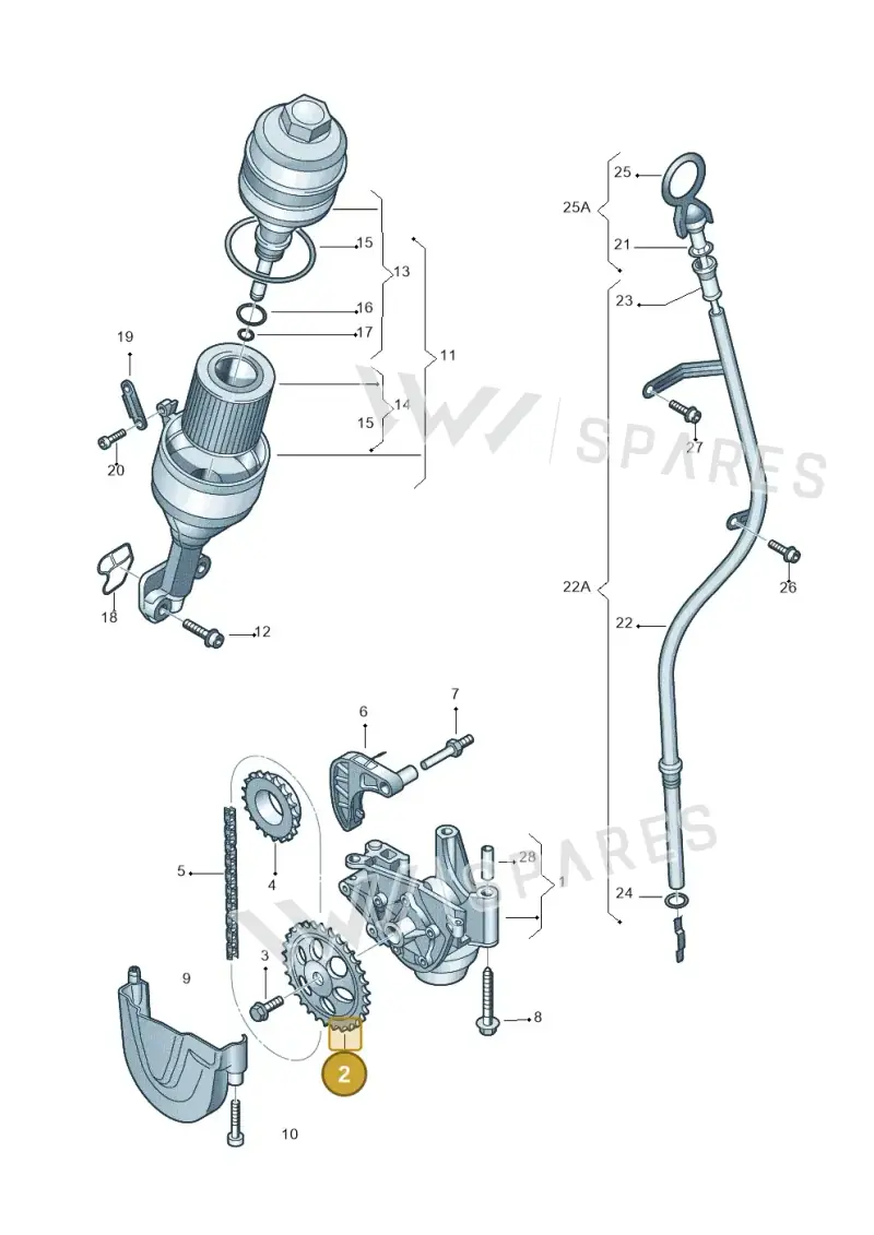 03E115121E — SEAT Ibiza Reference (2012-2012) diagram 253115030, position 2