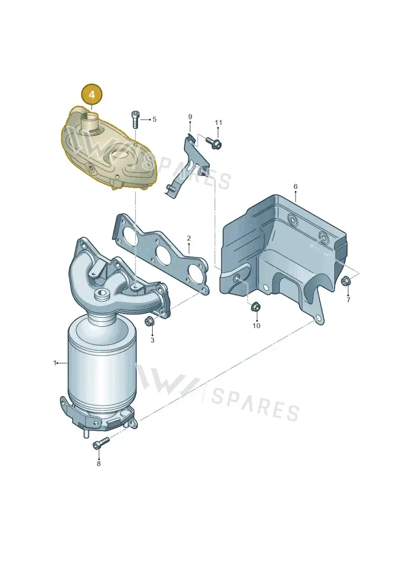 03E253041G — SEAT IBIZA                  06> (2005-) diagram 253253050, position 4