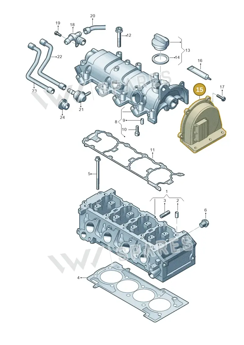 03F103277B — SEAT Altea XL Reference (2013-2013) diagram 718103410, position 15