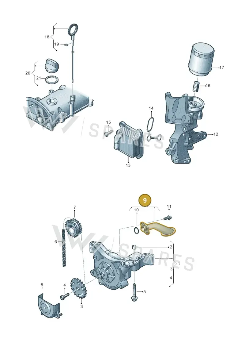 03F115251B — SEAT Toledo Reference (2012-2015) diagram 649115010, position 9