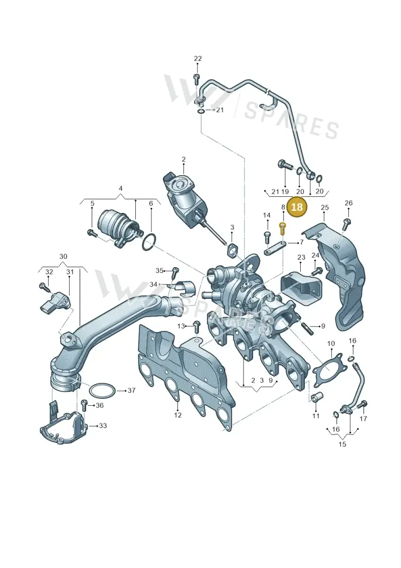 03F145140E — SEAT Altea XL Reference (2013-2013) diagram 650145500, position 18