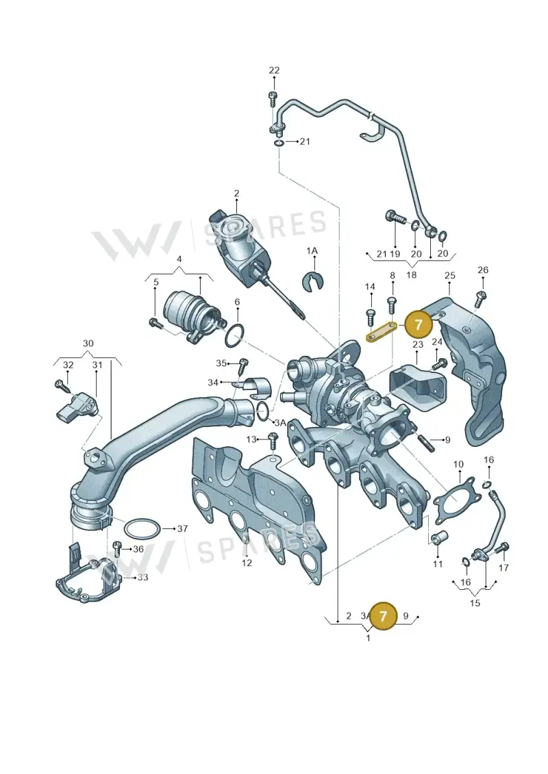 03F145195 — SEAT Toledo Reference (2012-2015) diagram 729145500, position 7