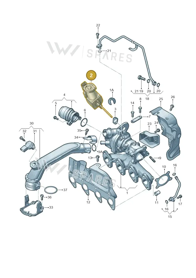03F198725A — SEAT Ibiza Reference (2011-2012) diagram 697145400, position 2