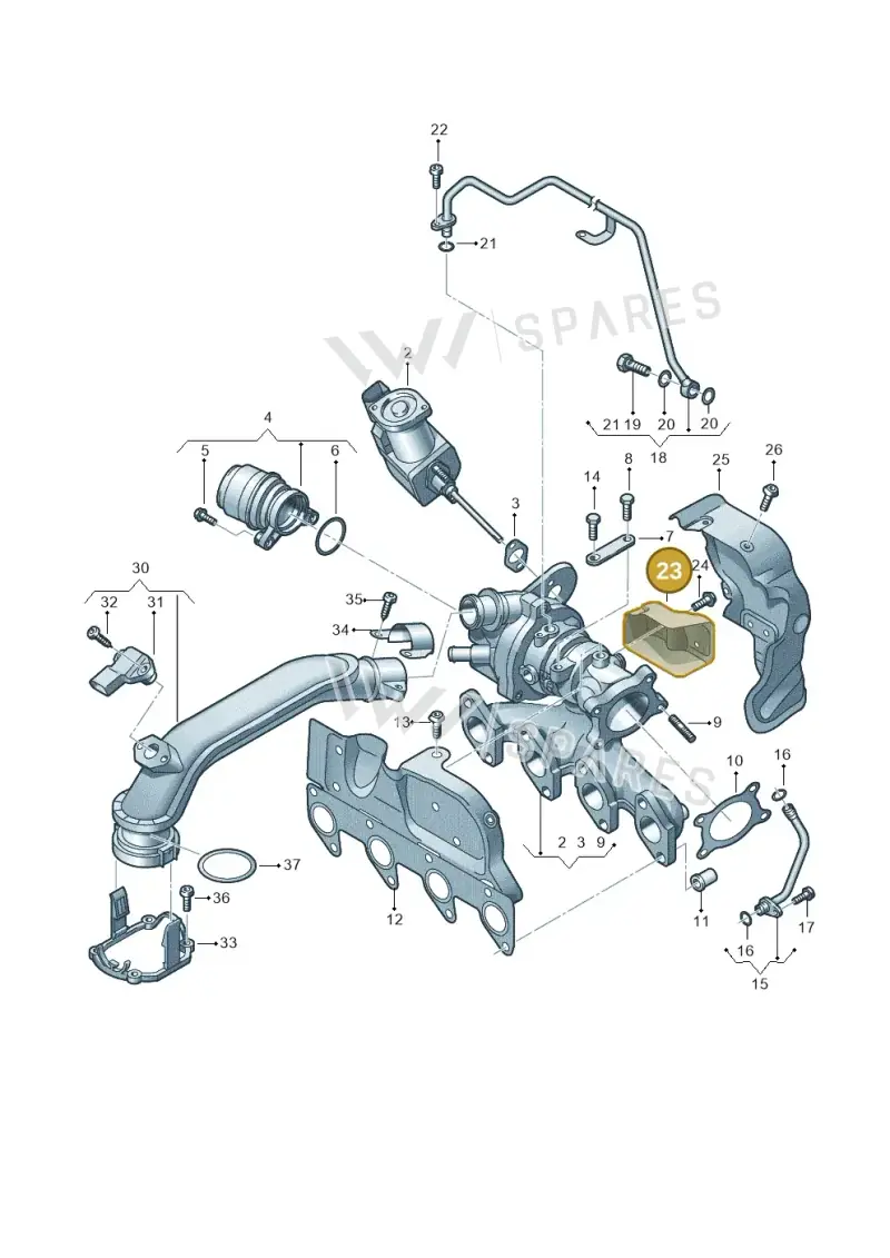 03F253041R — SEAT Altea XL Reference (2013-2013) diagram 650145500, position 23