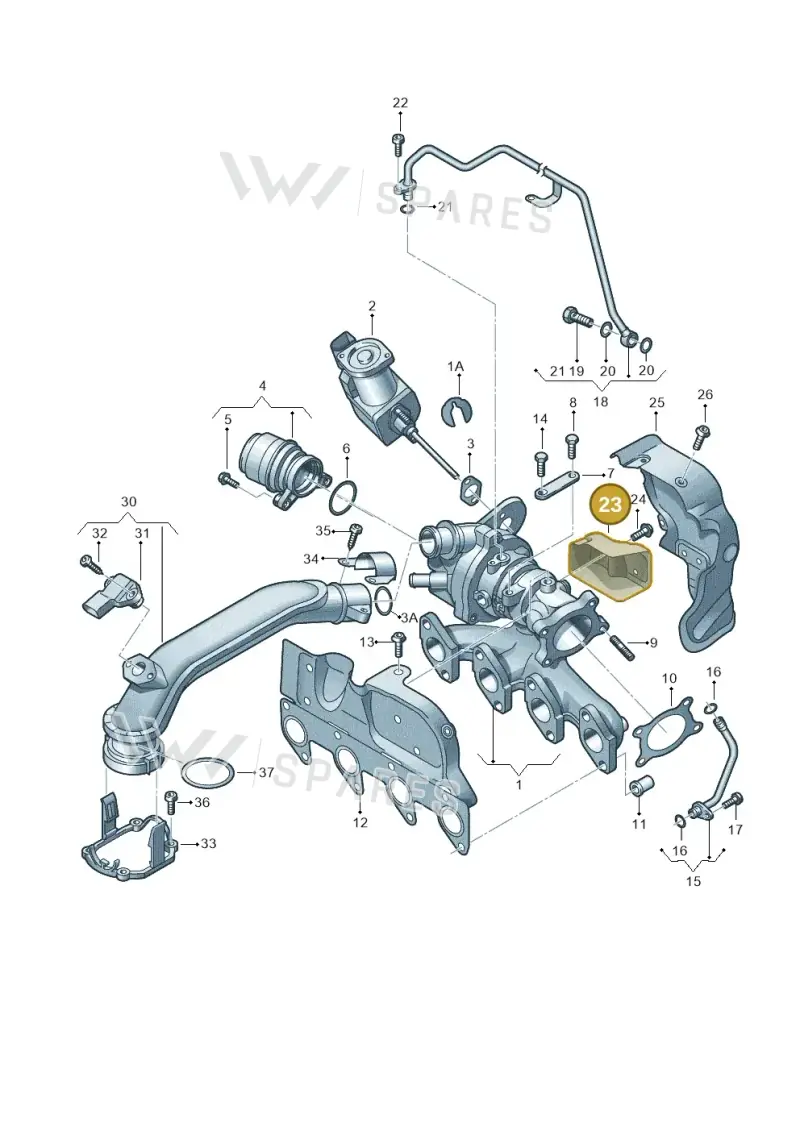 03F253041R — SEAT Ibiza Reference (2011-2012) diagram 697145400, position 23
