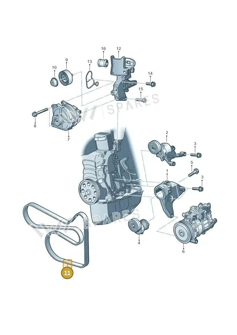 03F260849A — SEAT Altea XL Reference (2013-2013) diagram 672903150, position 11