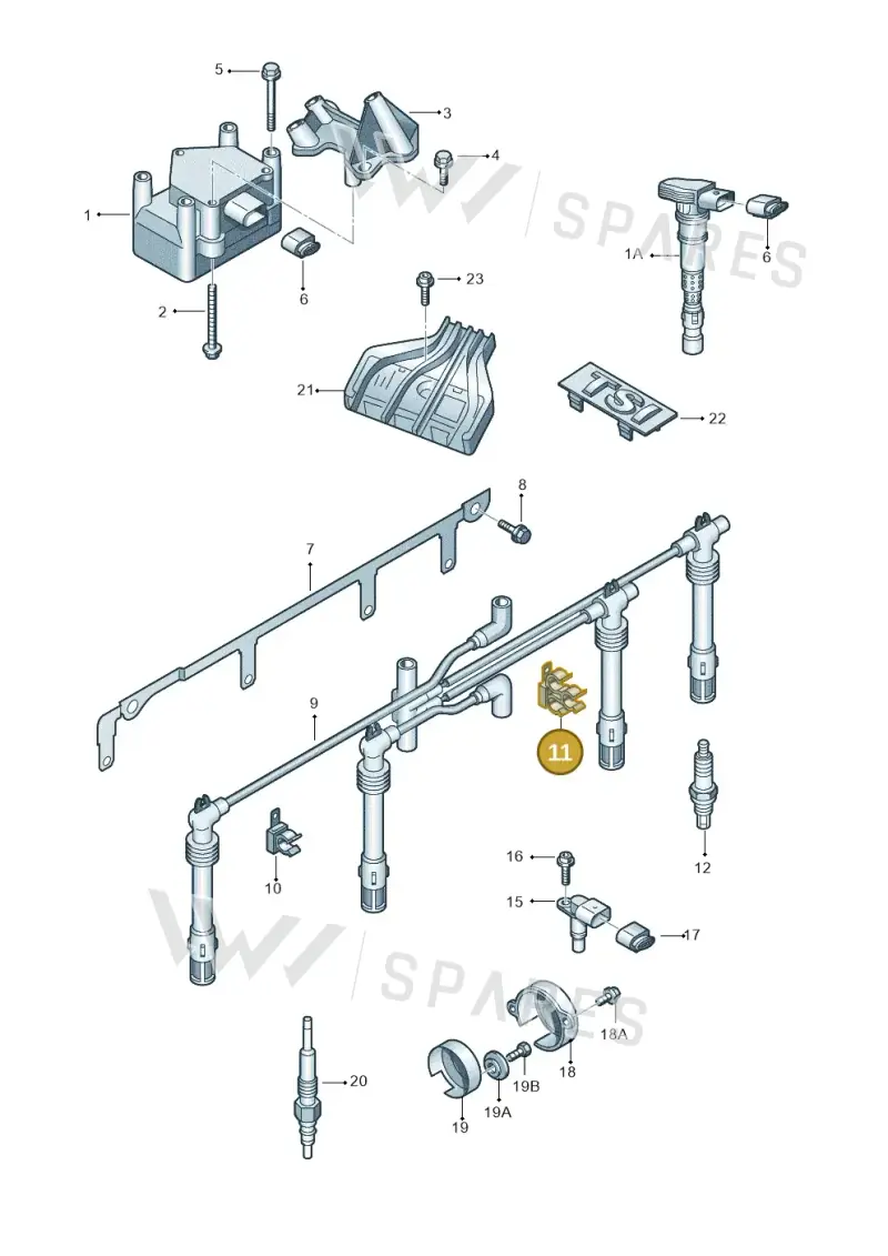 03F905471 — SEAT Toledo Reference (2012-2015) diagram 666905050, position 11