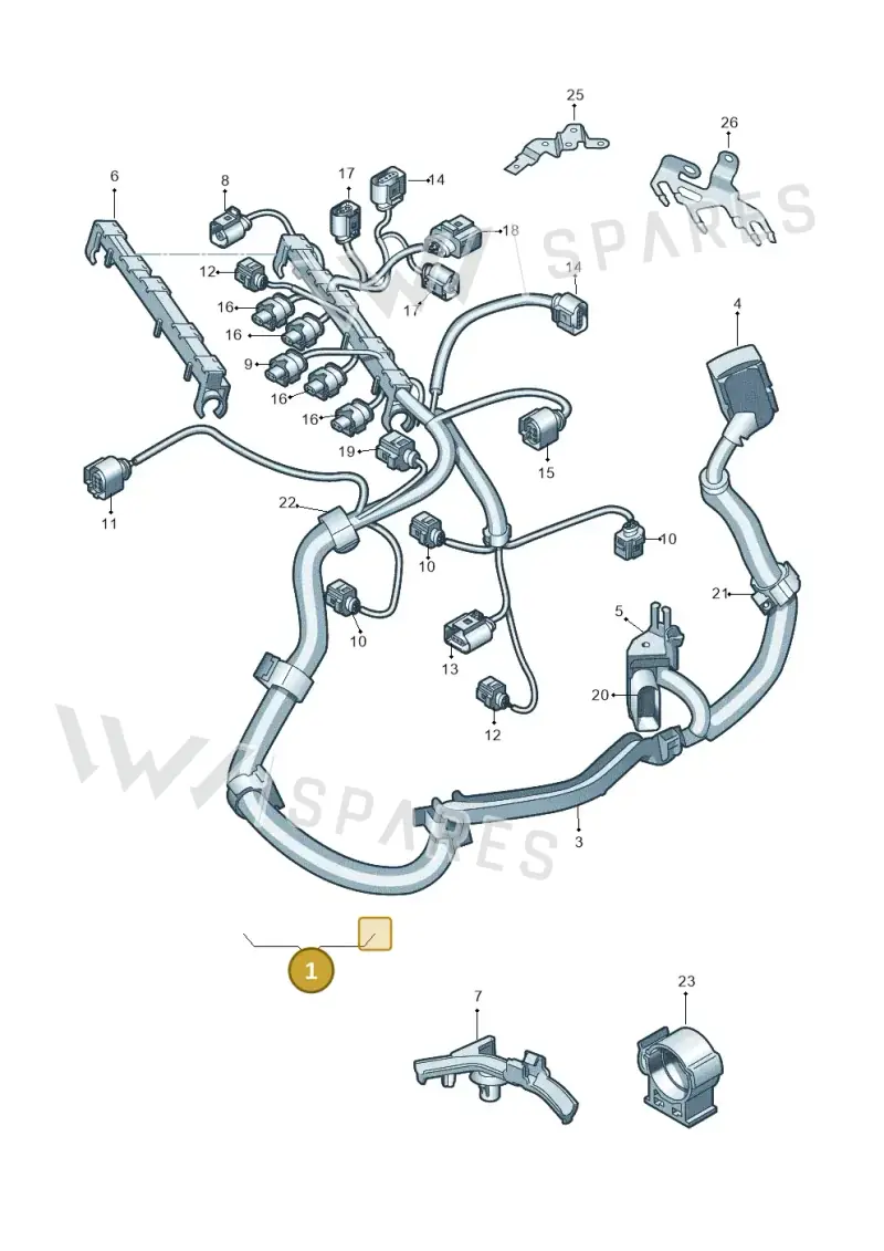 03F971612 — SEAT Toledo Reference (2012-2015) diagram 747971050, position 1