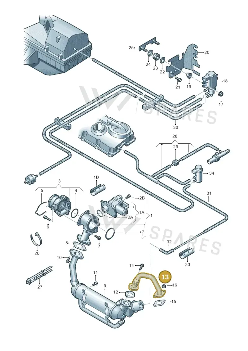 03G131521R — SEAT Altea XL Reference (2010-2013) diagram 420131700, position 13
