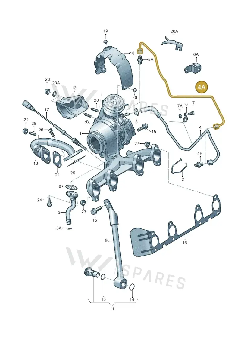 03G145771J — SEAT Altea XL Reference (2010-2013) diagram 412145450, position 4A