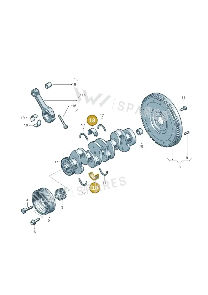 03L105591 — SEAT Ateca Style (2016-) diagram 746105500, position 18