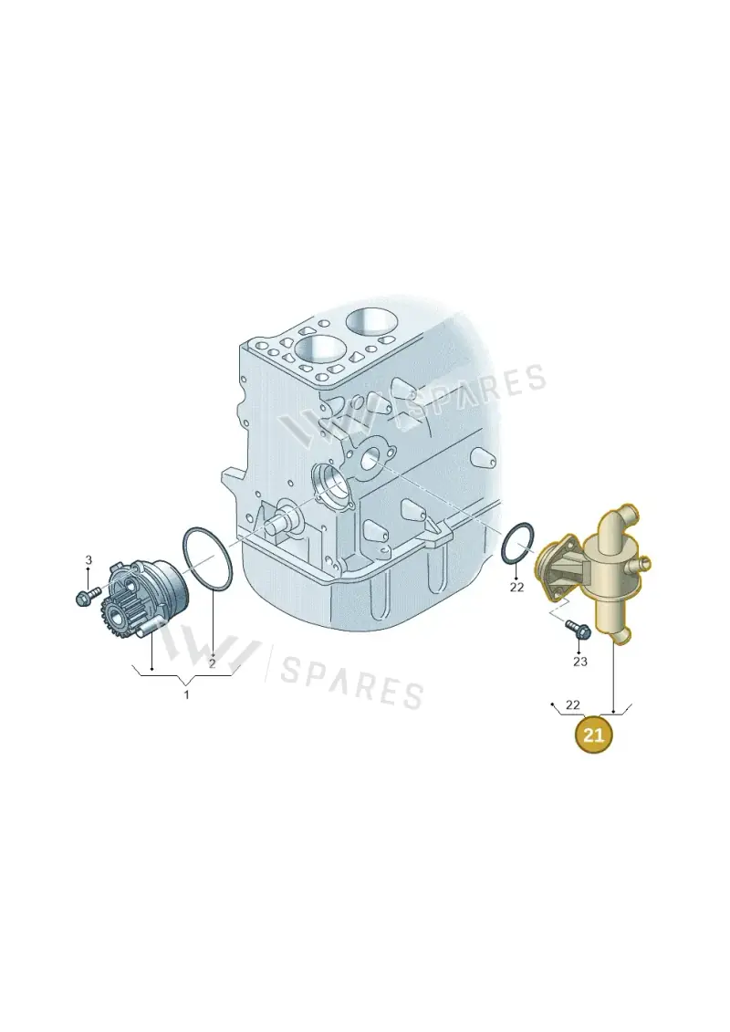03L121111AN — SEAT Ibiza Reference (2012-2012) diagram 690121050, position 21
