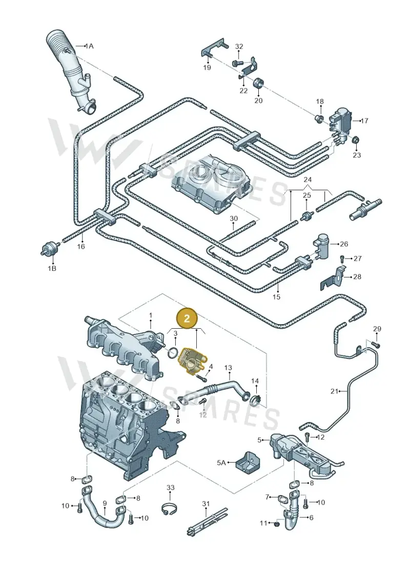 03L128063AD — SEAT Toledo Reference (2012-2015) diagram 672131300, position 2