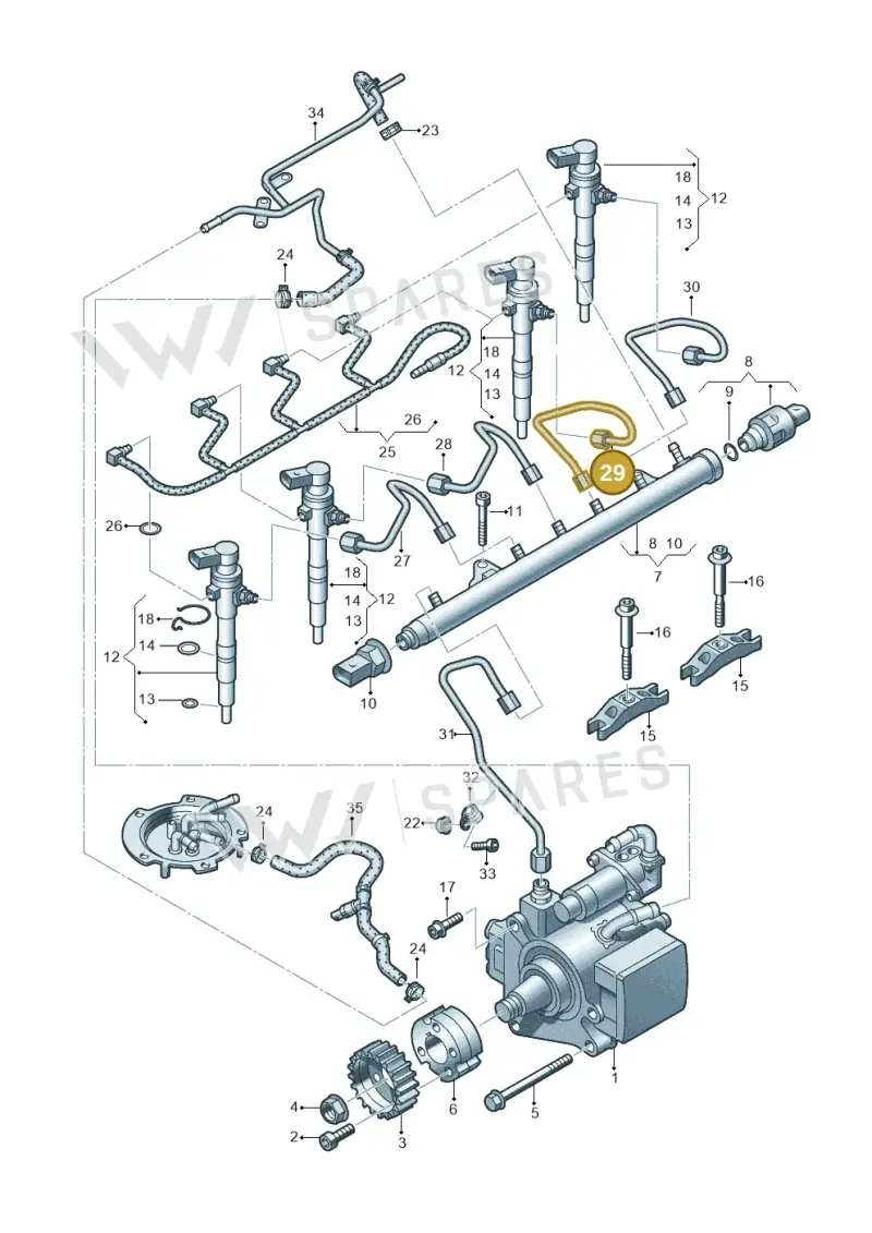 03L130301AB — SEAT Ibiza Reference (2011-2012) diagram 649130300, position 29