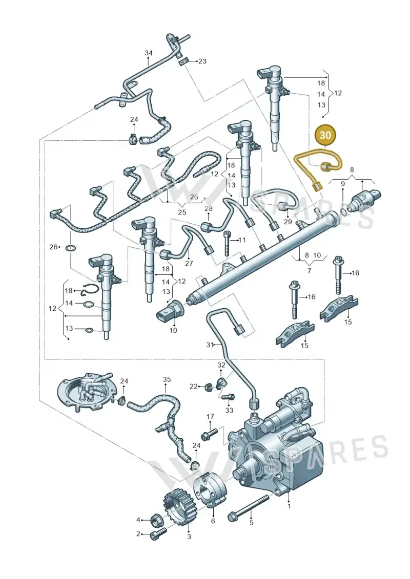 03L130301AC — SEAT Ibiza Reference (2011-2012) diagram 649130300, position 30