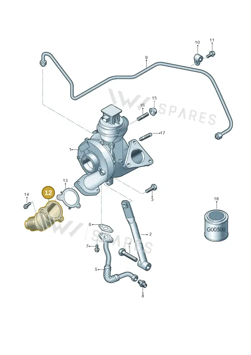 03L131111R — SEAT Exeo ST Reference (2008-2011) diagram 636145650, position 12