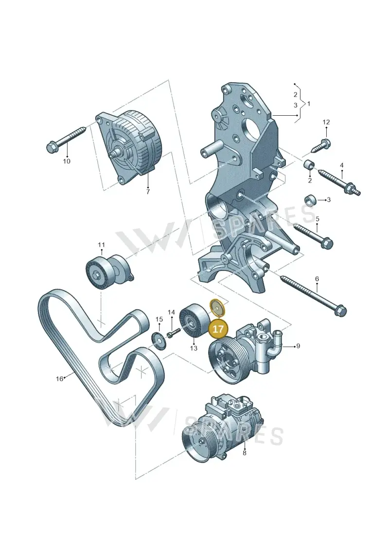 03L145292 — SEAT Exeo ST Reference (2008-2011) diagram 679903400, position 17