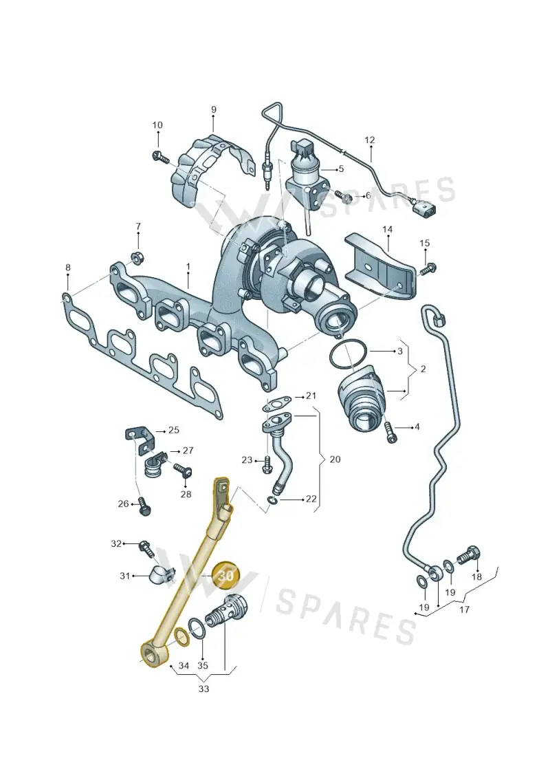 03L145535D — SEAT Toledo Reference (2012-2015) diagram 650145750, position 30