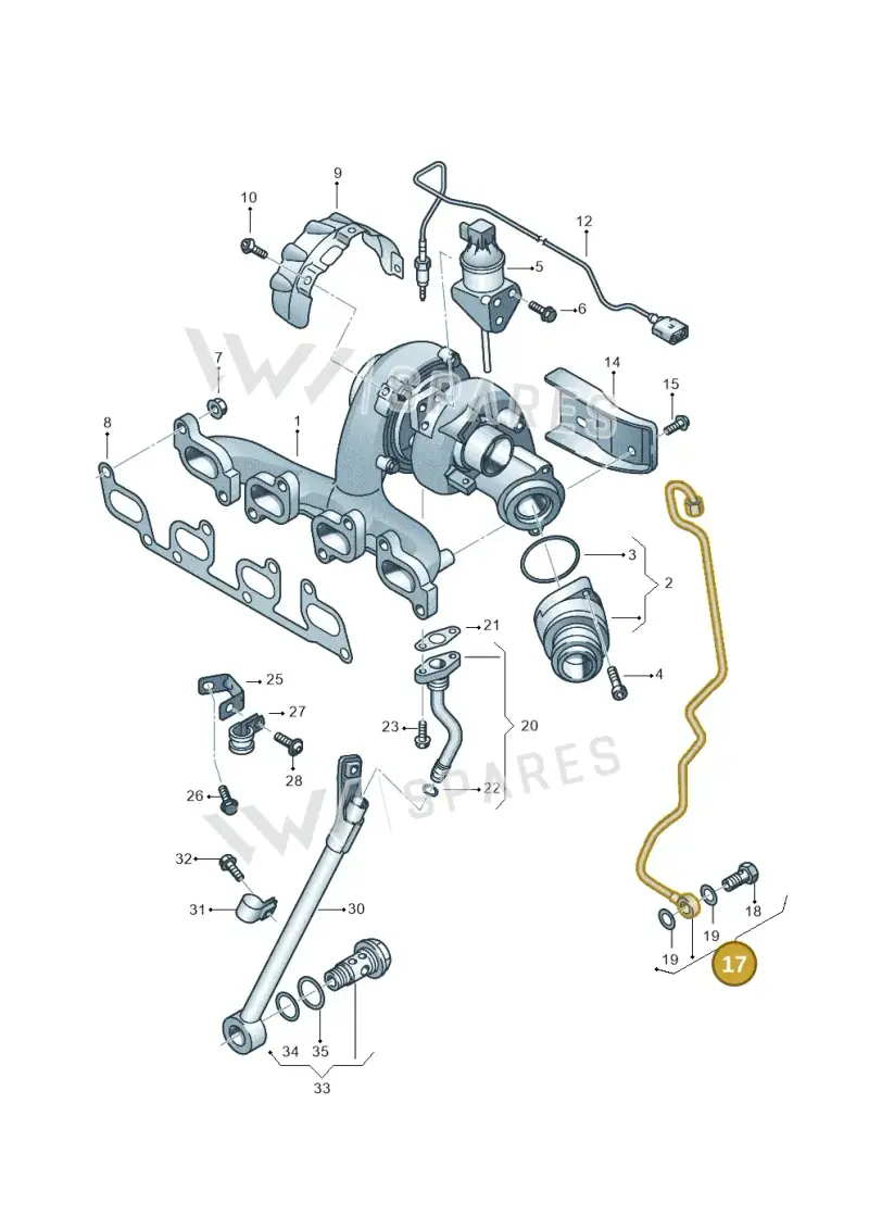 03L145771AB — SEAT Altea XL Reference (2010-2013) diagram 650145750, position 17