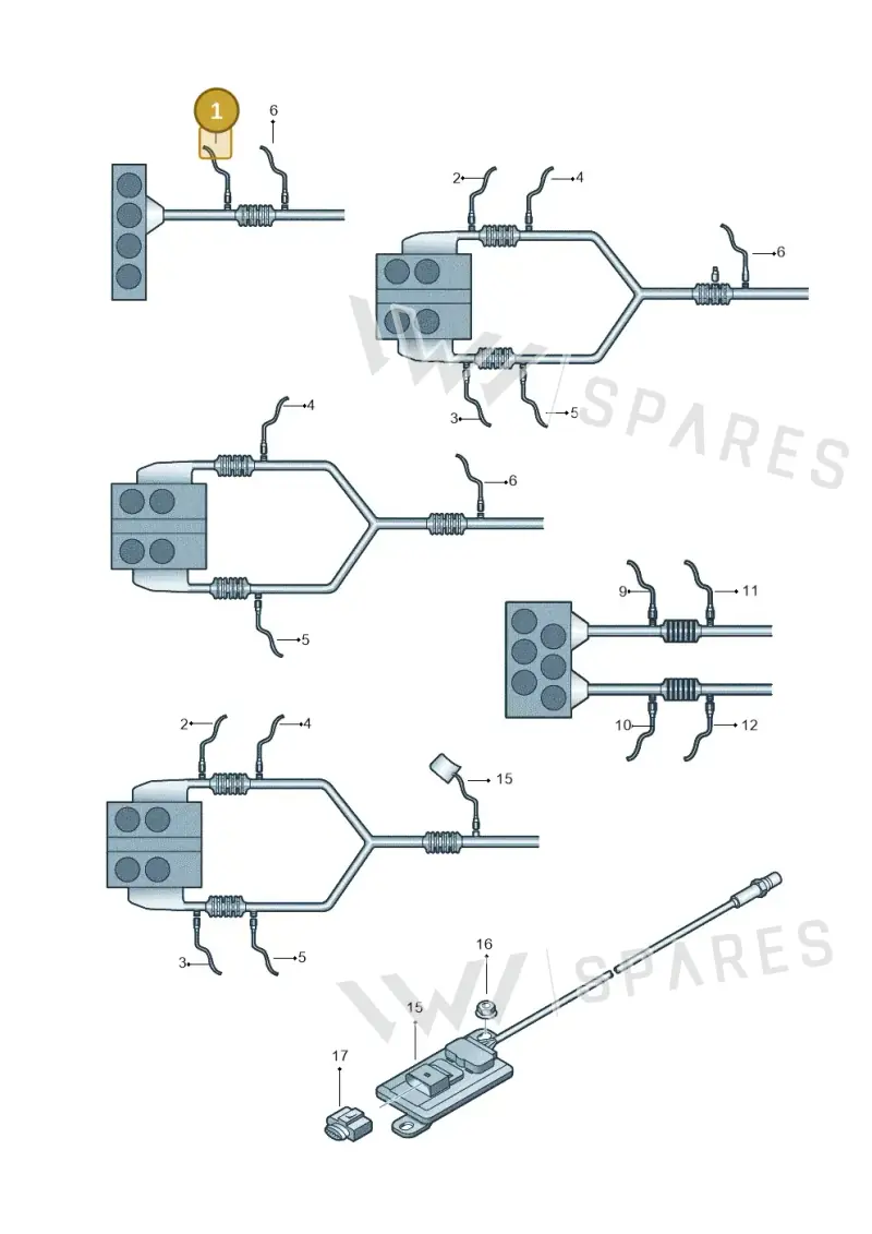 03L906262B — SEAT ALTEA                  07> (2006-) diagram 419906100, position 1