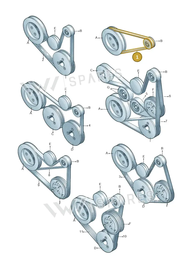 03L998037 — SEAT Toledo Reference (2012-2015) diagram 158903950, position 1