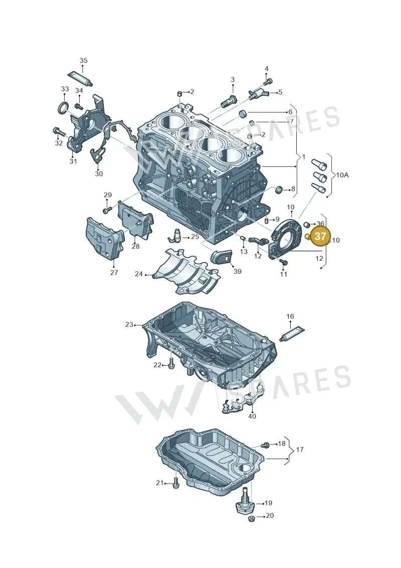 03M121215 — SEAT Formentor TSI CUPRA (2020-) diagram 827103017, position 37