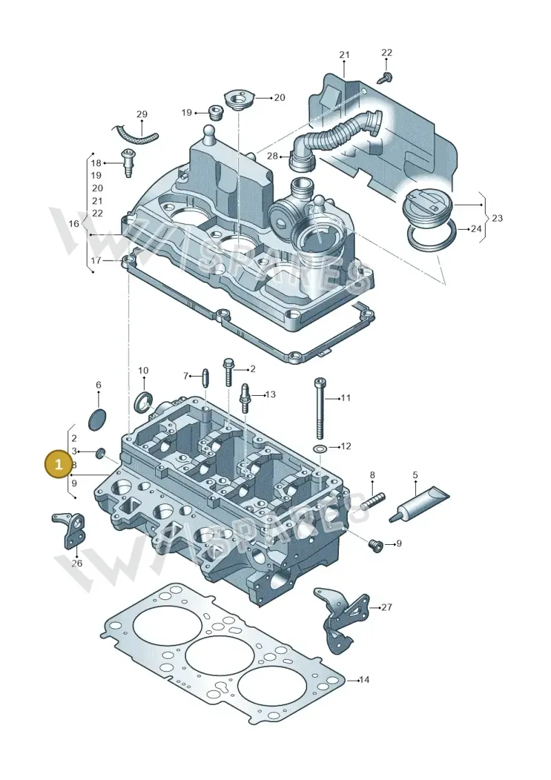 03P103351 — SEAT Ibiza Reference (2012-2012) diagram 672103450, position 1