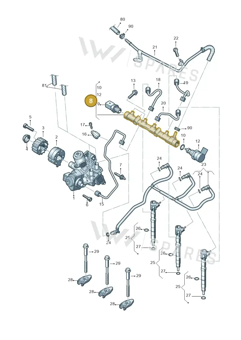 03P130089 — SEAT Ibiza Reference (2012-2012) diagram 677130300, position 8