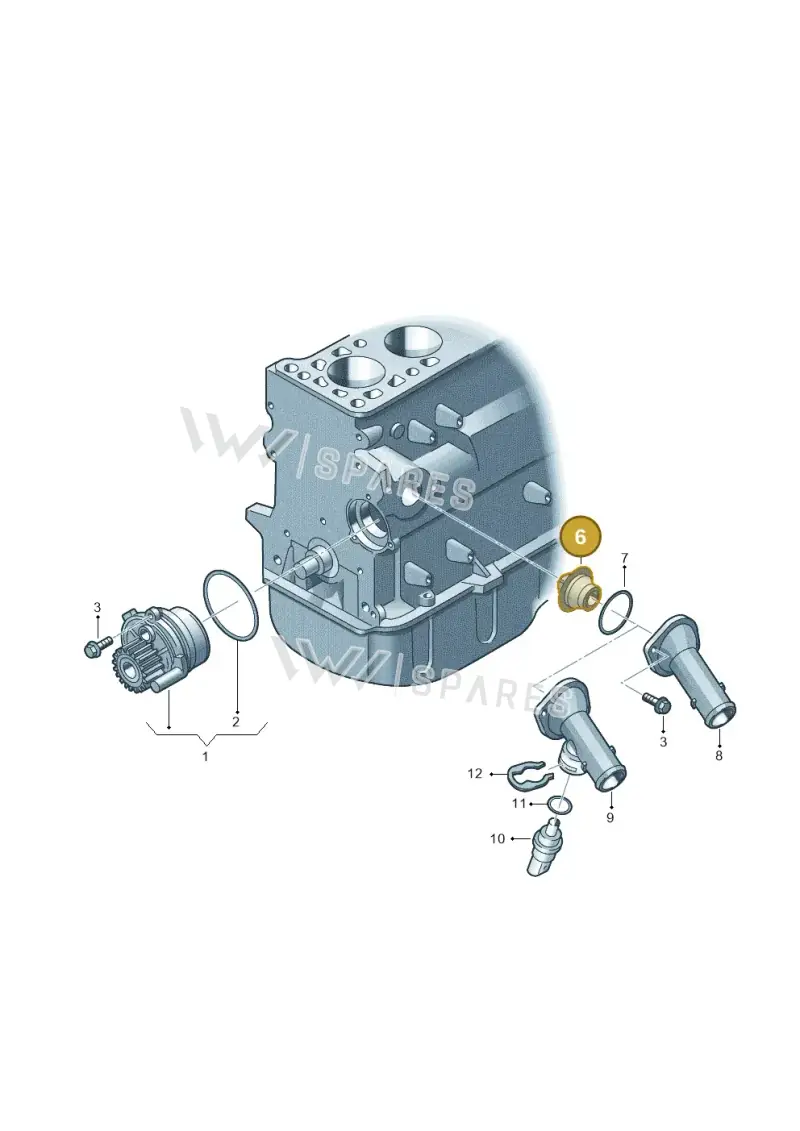 044121113 — SEAT Altea XL Reference (2010-2013) diagram 409121100, position 6
