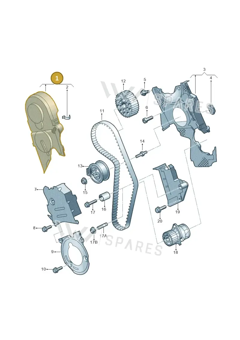 045109107F — SEAT TOLEDO/LEON/LEON-4 (2001-2006) diagram 195109720, position 1