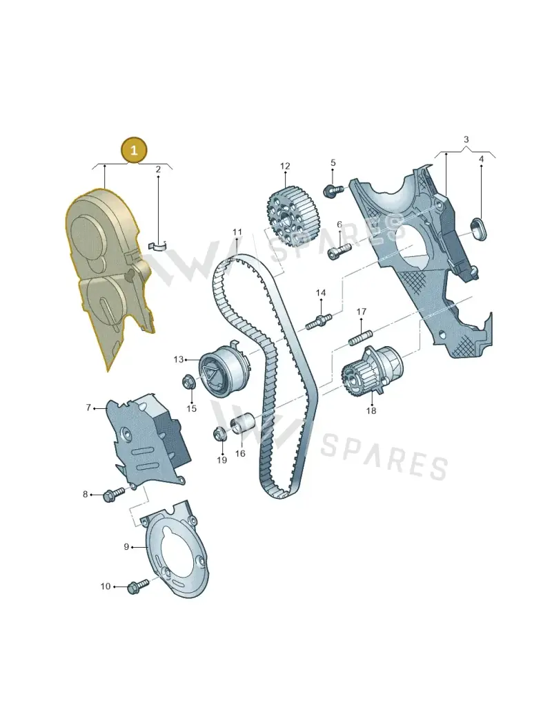 045109107F — SEAT Altea XL Reference (2010-2013) diagram 253109670, position 1