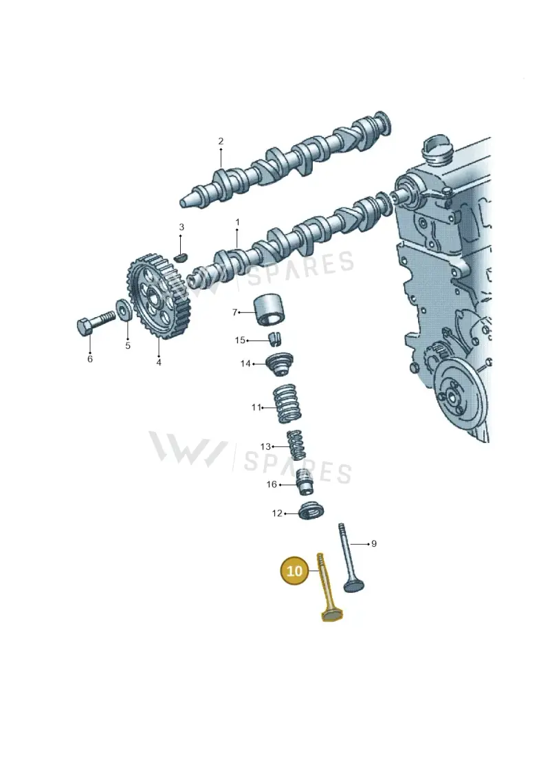 046109611F — SEAT ALHAMBRA (1996-2000) diagram 117109100, position 10