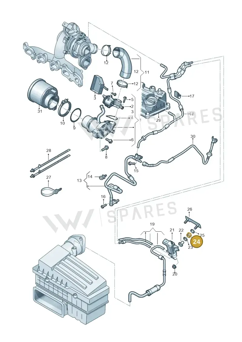 046131887 — SEAT Tarraco FR (2018-2024) diagram 884131300, position 24