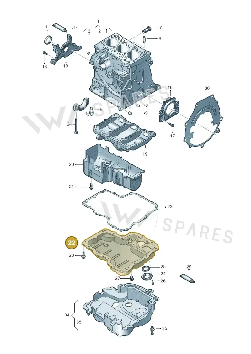 04B103602E — SEAT Toledo Reference (2015-2019) diagram 773103150, position 22